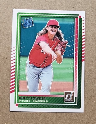 Rhett Lowder - Cincinnatti Reds - 2025 Donruss - Rated Rookie - #74 - RC - Image 1 of 2