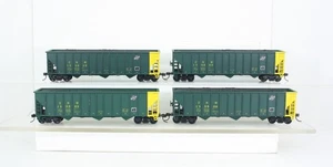 HO Scale Con-Cor Lot of 4 Chicago & North Western 100 Ton Hoppers W/ Loads KD #2 - Picture 1 of 6