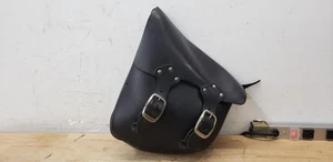 HARLEY DAVIDSON SOFTAIL FATBOY SWINGARM SIDE BAG BLACK OEM Pre-Owned - Picture 1 of 10