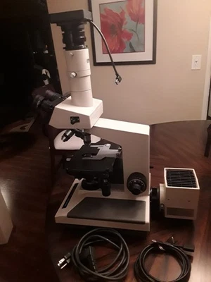 Microscopio Olympus BHS de contraste de fase campo brillante/campo oscuro + cámara Touptek 26 mp Foto 1 de 4