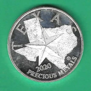 TEXAS .999 PLATA REDONDA - Imagen 1 de 2