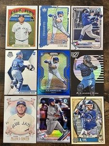Alejandro Kirk Konvolut 9 RC’s! Blue Prizm, Zenith, A&G, ‘19 BC REF! 🔥BLUE JAYS! - Bild 1 von 2