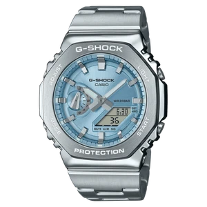Orologio CASIO G-SHOCK Serie G-STEEL GM-2110D-2AER Sky Blue/Steel - Picture 1 of 1