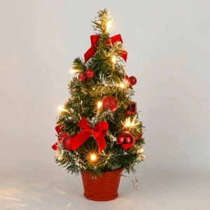 Table LED Christmas Tree Nightlight Decoration Light Pine Tree Mini Xmas Tree - Picture 1 of 2