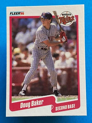 1990 Fleer Doug Baker #368 Minnesota Twins - Image 1 of 2