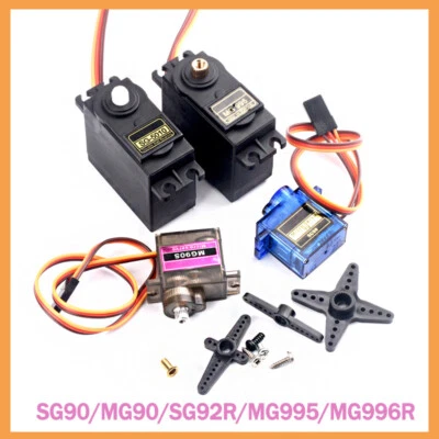 Servo Kunststoff/Metallgetriebe Mikro Digital RC Auto Hubschrauber SG/MG90/SG92R - Bild 1 von 4