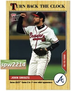 2020 Topps Now Turn Back the Clock John Smoltz #197 - Picture 1 of 1