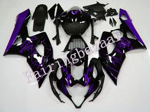 Fit for 2005 06 GSXR1000 Purple Black Corona ABS Injection Bodywork Fairing Kit - Picture 1 of 6