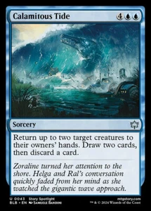 x4 NM (Playset) Calamitous Tide, MTG, Bloomburrow, Magic the Gathering, 43 - Bild 1 von 1