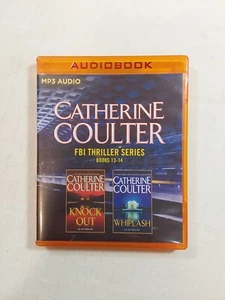 Catherine Coulter FBI Thriller Series Books 13-14 Knock Out Whiplash MP3 CDs - Bild 1 von 16