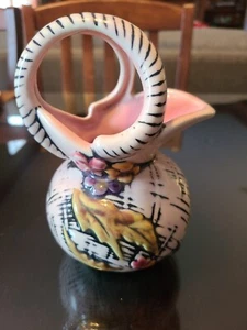Pottery HULL Blossom Flite Honey Pot Pitcher #T1 High Gloss USA 1955. Gorgeous - Picture 1 of 6