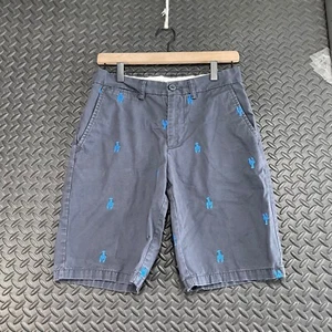Old Navy Hummermuster marineblau Freizeitkleidung Shorts ultraschlank Herren Größe 28 - Bild 1 von 6