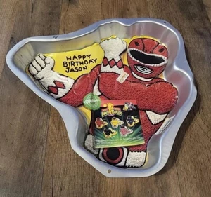 Wilton Saban's Mighty Morphin Power Rangers Cake Pan Vintage - Picture 1 of 8