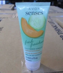 (50) Avon Senses Anti-Bacterial Hand Gel Cucumber and Melon. 2.5 fl. oz. bottle. - Picture 1 of 3