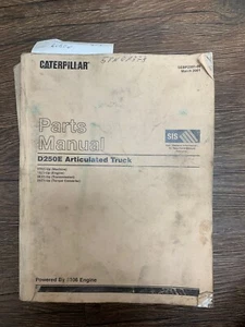 CATERPILLAR D250E ARTICULATED TRUCK COMPLETE PARTS BOOK - Picture 1 of 2