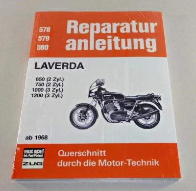 Manual de Reparación Laverda 650/750 2 Cilindro - Laverda 1000/1200 3 Cilindro - Imagen 1 de 2