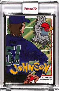 2021 Topps Project 70 #299 Randy Johnson by ERMSY AP SILVER FRAME 3/51 - POKEMON - Bild 1 von 2