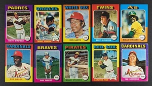1975 Topps Star Lot 10 Cards Brooks Robinson Carlton Fisk - Picture 1 of 3