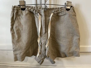 Lisa Todd Linen Taupe Shorts.Size S.Style S15-L23. New - Picture 1 of 5