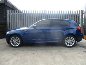 BMW E87 1 SERIES 5DR PASSENGER DOOR MIRROR POWER FOLD LE MANS BLUE SHADOW GLOSS - Picture 1 of 4