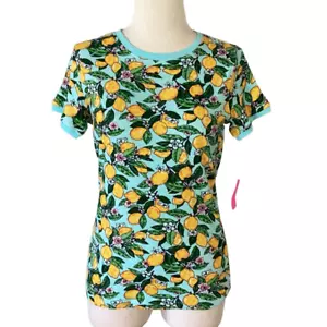 Nuevo con etiquetas Camiseta Top Pijama Vera Bradley Lemon Grove Para Mujer Mediana - Imagen 1 de 7