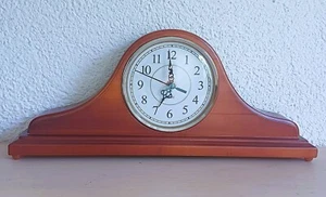Kaminuhr mahagoni 42x18,5x8 cm Tischuhr Buffetuhr makellos! - Bild 1 von 6