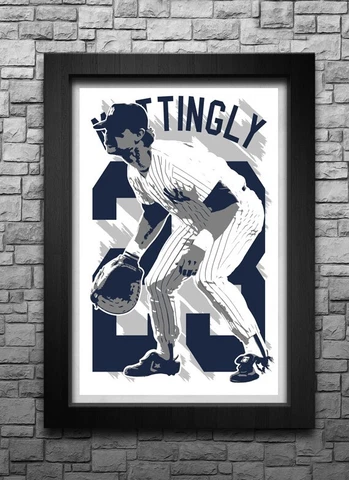 DON MATTINGLY art print/poster NEW YORK YANKEES FREE S&H! JERSEY Cover