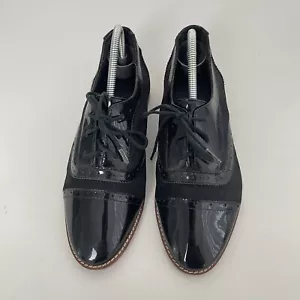 Alexander Wang Brogues Pony Hair Red Soles 37 Lace Up Black - Bild 1 von 9
