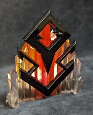 Smallville - Doomsday Symbol on blood crystal backing, resin 3D printed display