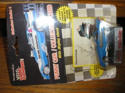 Nice 1989 Racing Champions NHRA Series 1 Raymond Beadle Blue Max 1/64 Funny Car - Image 1 of 3