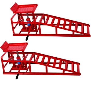Auto Car Truck Service Ramps Lifts,Garage Car Lift Hydraulic Ramps Blac-NEW - Picture 1 of 11