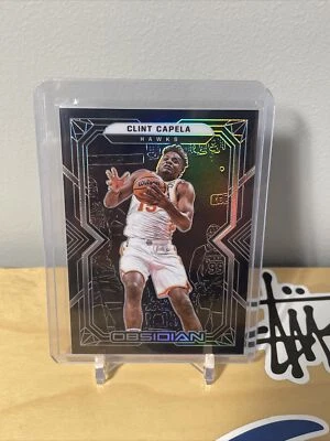 2021-22 Panini Obsidian Basketball Clint Capela #66 Hawks  - Image 1 of 2