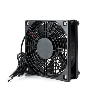 Cooling Fan for Electronic Gear Media Cabinet Cable Box Router Modem DVR Stereo - Picture 1 of 11