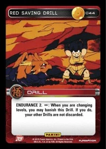 DBZ Dragon Ball Z TCG Card Panini Movie Collection C44 Red Saving Drill - Picture 1 of 1