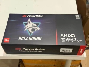 NEW PowerColor Hellhound AMD Radeon RX 9070 XT 16GB GPU ✅SHIPS IN 1 DAY✅ - Picture 1 of 2
