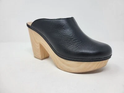 Lavandería China Florina Cuero Negro Mula/Zueco Talla 7.5 Foto 1 de 4