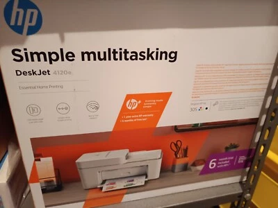 HP DeskJet 4120e Stampante Multifunzione a Colori - Bianca - Immagine 1 di 4