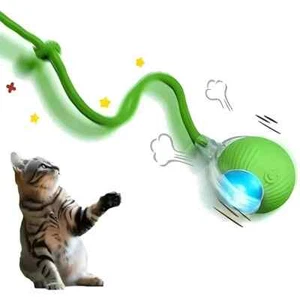 Automatic Rolling Ball Smart Pet Toy Electric Self-Moving Cat Dog Kitten Game UK - Picture 1 of 1