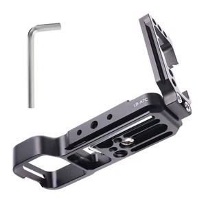 Extendable Vertical Quick Release Plate L Bracket Grip 1/4" for Sony Alpha a7C  - Picture 1 of 10