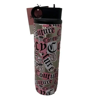 Vaso aislante de acero inoxidable Juicy Couture 26 OZ CALIENTE/FRÍO Foto 1 de 4
