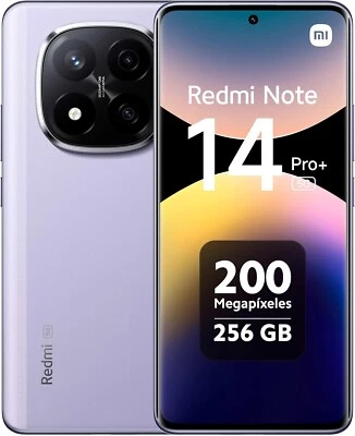 XIAOMI REDMI NOTE 14 PRO+ PLUS 5G DUAL SIM 8GB 256GB PURPLE NFC ITALIA NO BRAND - Immagine 1 di 4