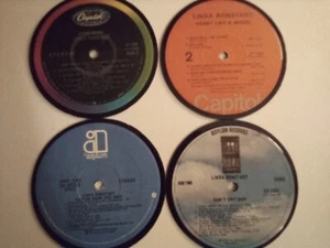 Linda Ronstadt - 4 Record Album Coaster Set - Picture 1 of 1