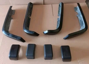 FIAT X1/9 1300 4xQUARTER BUMPERS,4×OVER RIDERS Set Fiberglass New - Picture 1 of 8
