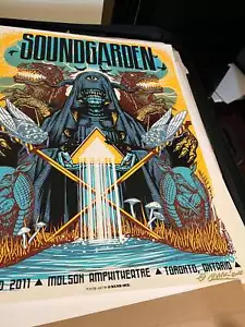 Soundgarden Toronto 2011 Munk One Poster SIGNIERT SN! - Bild 1 von 5