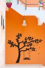 Wall Sticker Tree Swings Birds Nice Decor For Bedroom Or Living Room (z1524)