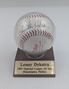 Lenny Dykstra Autographed Baseball 1995 National League All Star Phillies PA - Picture 1 of 11