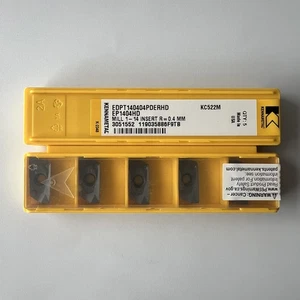 KENNAMETEL / EDPT140404PDERHD KC522M / Carbide CNC Blade 10 Pcs - Picture 1 of 5