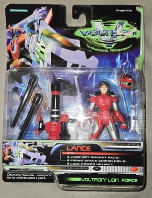 Trendmasters Voltron Lion Force Lance 1998 nuevo equipamiento sellado Foto 1 de 3