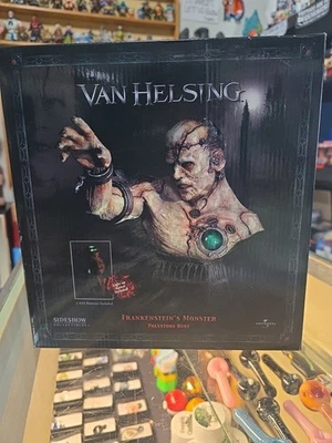 Sideshow Frankenstein Van Helsing MiB Estatua GiTD Luz #0123/2000  Foto 1 de 4