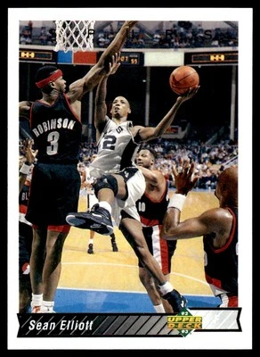 1992-93 Upper Deck Sean Elliott San Antonio Spurs #131 - Image 1 of 2
